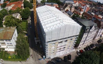 Mirlach Gerüsttechnik - Meilensteine - Dachmodule